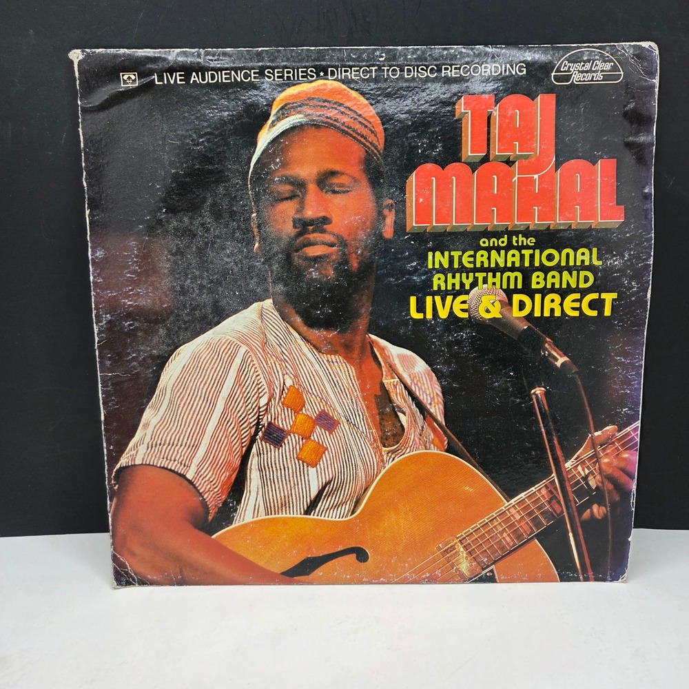 Taj Mahal Live & Direct Vinyl LP 1979 Crystal Clear Records Direct-To-Disc Blues